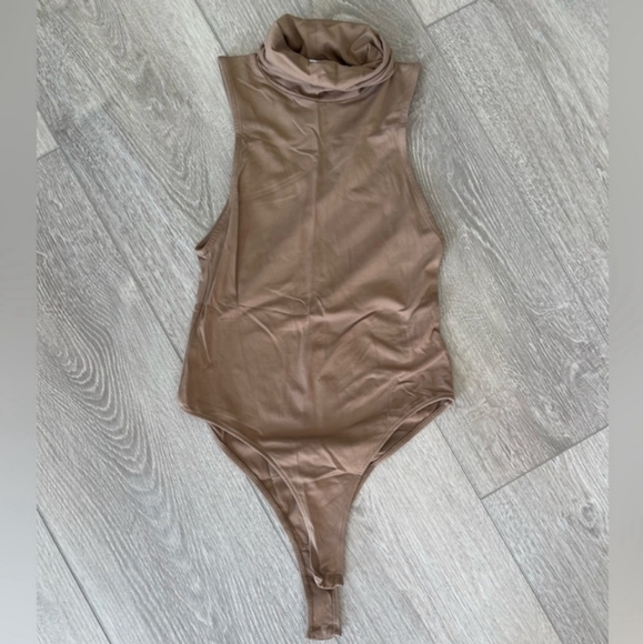 Zara Tops - Zara Brown Bodysuit